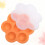 Bac De Congélation Silicone Orange Pour Stockage Aliments Bébé 10