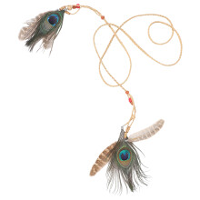 Verstellbares Boho Federschmuck Haarband Damen Bunt Für Feste