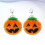 2Stk Orange Halloween Schlüsselring Plüsch 2