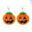 2Stk Orange Halloween Schlüsselring Plüsch 7