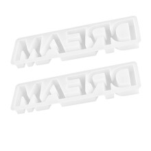 2Stk Weiß Silikon Resin Formen Für DIY Handwerk Zubehör