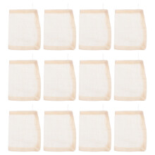 50Stk Mehrzweck Käsetuchbeutel Aus Baumwolle, Beige, Zum Abseihen