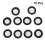 10Stk Universal Dichtung Filter Für Haushalt 9