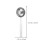 2Sets Silver Stainless Steel Measuring Spoon Set for Baking Cooking 10