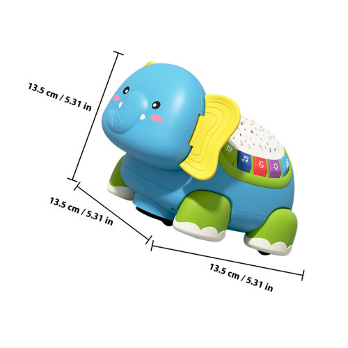 Interactieve Baby Kruiptoy Olifant Plastic Educatief 1