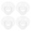 4St Comfortabele Silicone Borstkolf Flensinzet Draagbare 8