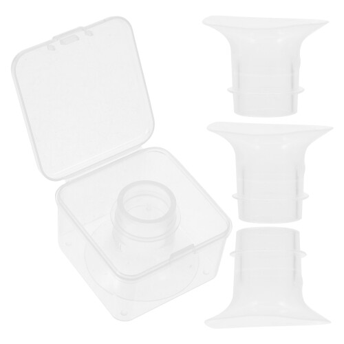 4St Comfortabele Silicone Borstkolf Flensinzet Draagbare 1
