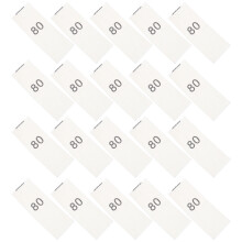 200St Kleding Accessoires Witte Katoenen Maatlabels Voor Kinderen