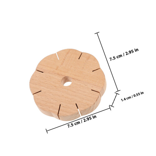 2Ud Disco Para Tejer Pulseras Y Collares En Madera 1