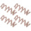 4Stk Flauschige Twisting Sticks Aus Plüsch Und Draht Hellgrau DIY 4