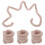 4Stk Flauschige Twisting Sticks Aus Plüsch Und Draht Hellgrau DIY 7