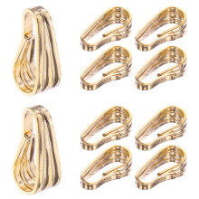 10St DIY Sieraden Pendant Connectoren Goud 925 Halsketting