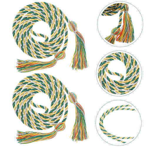 2St Multi Polyester Kwasten Afstudeer Feest & Decoratie 2