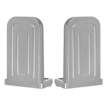 2Stk Aluminium Fußpedale Rutschfest Antifatigue Rücksitz