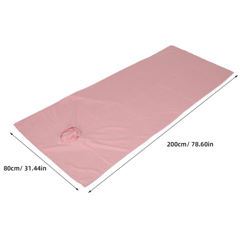Funda Reutilizable Elástica Para Camilla De Masaje Color Rosa 2