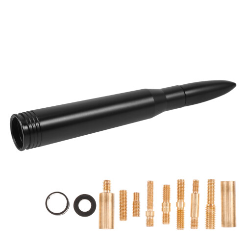 Robuste Aluminium Autoantenne Schwarz Dachmontage Universal