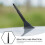 Robuste Aluminium Autoantenne Schwarz Dachmontage Universal 6