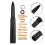Robuste Aluminium Autoantenne Schwarz Dachmontage Universal 9