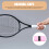 1Par Rosa Para Tenis Bádminton Y PU 5