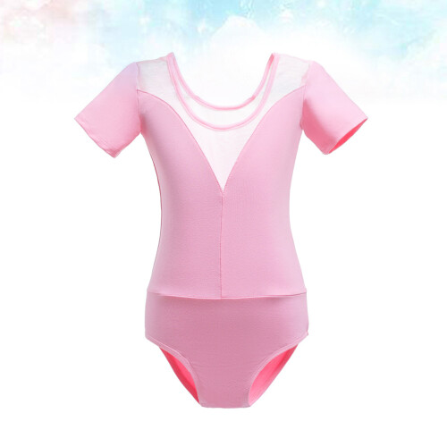 Ballettkleid Für Rosa Elastischer Tanzkostüm 2