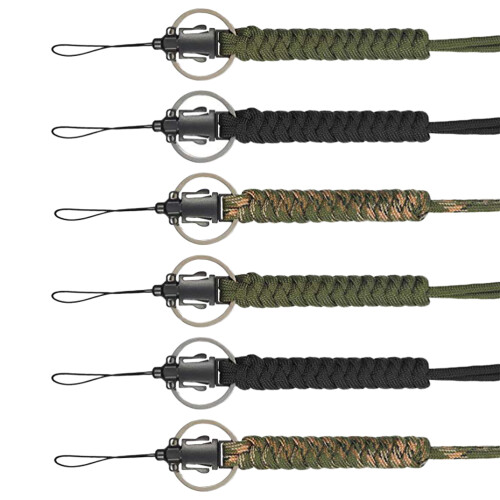 6Ud Correa Para Bolsa Impermeable Lanyard Ajustable Multicolor