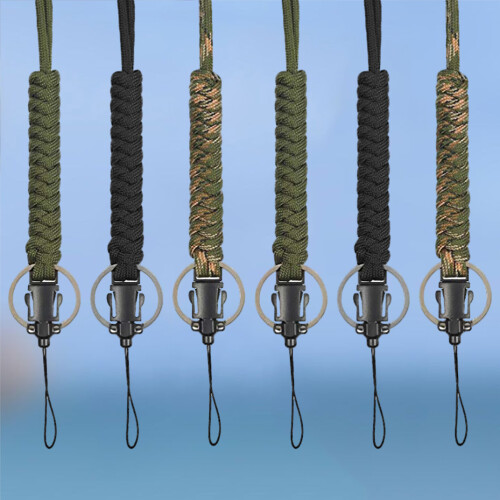 6Ud Correa Para Bolsa Impermeable Lanyard Ajustable Multicolor 2
