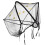 Portable Foldable Mesh Mosquito Net for Baby Stroller Protection 1