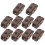 10St Kastmagneten Koffiekleur Plastic Magnetische Deursluiting 1