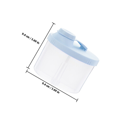 2St Draagbare Formule Doos PP, 4 Poedercontainer, En Lekvrij 1