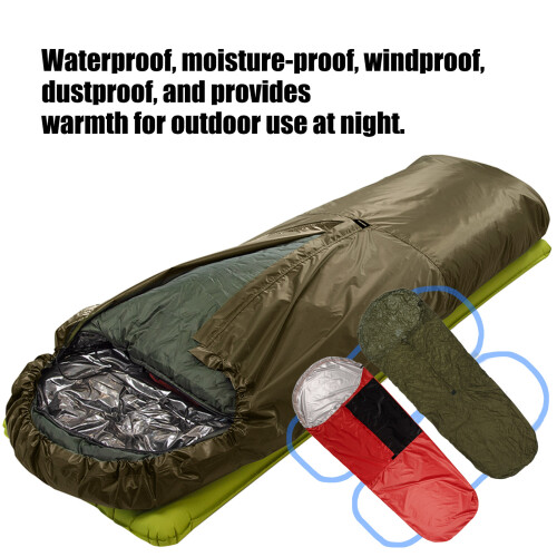Durability Compacts Militaries Sleep Bag Warm-Royal Red 2