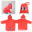 Impermeable Poncho Niños Con Capucha Cómodo 3