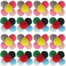 150Stk Pompom Kugeln Polyester Für Bastelbedarf Und Kleidung