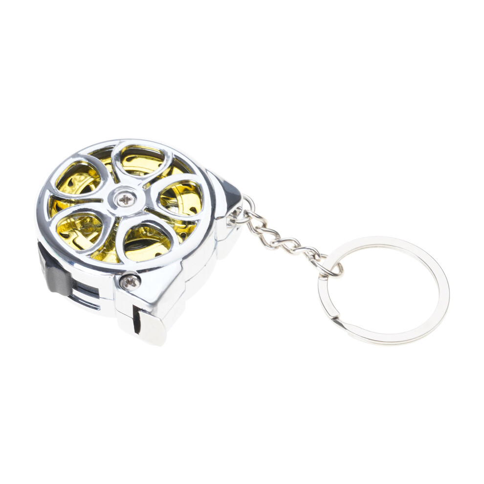 2Meter Measuring Tape Selves Locking Steel Tape Measure-Gold 7696000981871