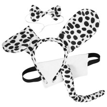 1Set Kinder Hundekostüm Set Mit Ohr Haarband Partydeko