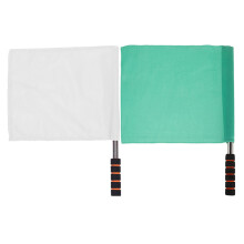 2Stk Bunte Handzeichenflaggen Aus Nylon Baumwolle Mit Edelstahlstab