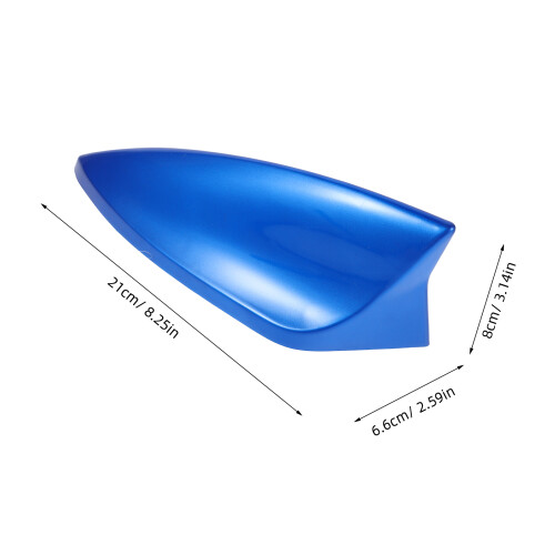 Duurzame Blauwe ABS Shark Fin Auto Dakantenne Decoratie 1