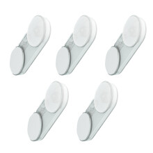 5Pcs Clear Cabinet Locks Kid Safety Locks with 360 Rotating Clasp