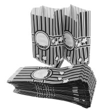 100Stk Mehrfarbige Popcornbeutel Aus Papier Für Snack Maschinen