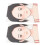 2St Wasbaar En Duurzaam Paars Make-Up Oefenbord Voor Feest En Tutorial 1