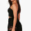 Bra Wrap Strapless Negro Para Mujer Sin Costuras 8
