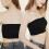 Bra Wrap Strapless Negro Para Mujer Sin Costuras 4