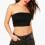 Bra Wrap Strapless Negro Para Mujer Sin Costuras 3