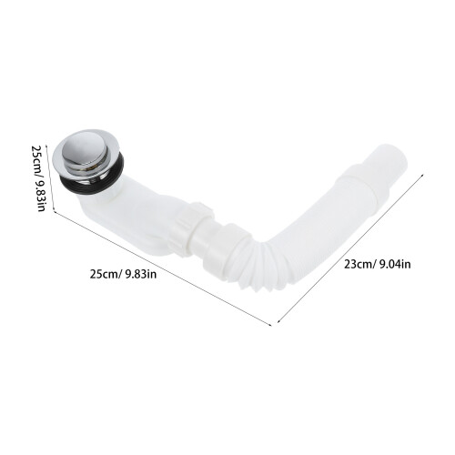 Durable Plastic Bathtub Drain Replacement Pipe for Bathroom 1