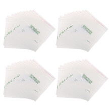40Pcs White Hdpe Car Trash Bags Portable Adhesive Disposable Bags
