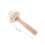 8St Houtbewerking Met Paddenstoelroller En Frame Beige 2