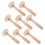 8St Houtbewerking Met Paddenstoelroller En Frame Beige 10