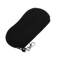 Schwarzes Brillen Case Metall Neopren Outdoor