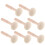 8St Houtbewerking Met Paddenstoelroller En Frame Beige 9