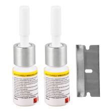 1Jgo Kit Líquido Para Reparación Rápida De Grietas En Vidrio Automotor