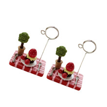 2Ud Clips Para Fotos Y Notas Con Multicolor En Resina